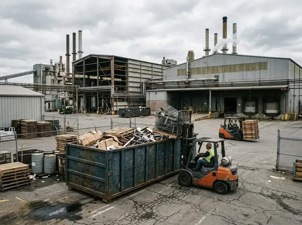 industrial-factory-scrap-conta-003 — frequently asked questions, Cheap Roll-off Dumpster Rentals in Grissom AFB, IN
